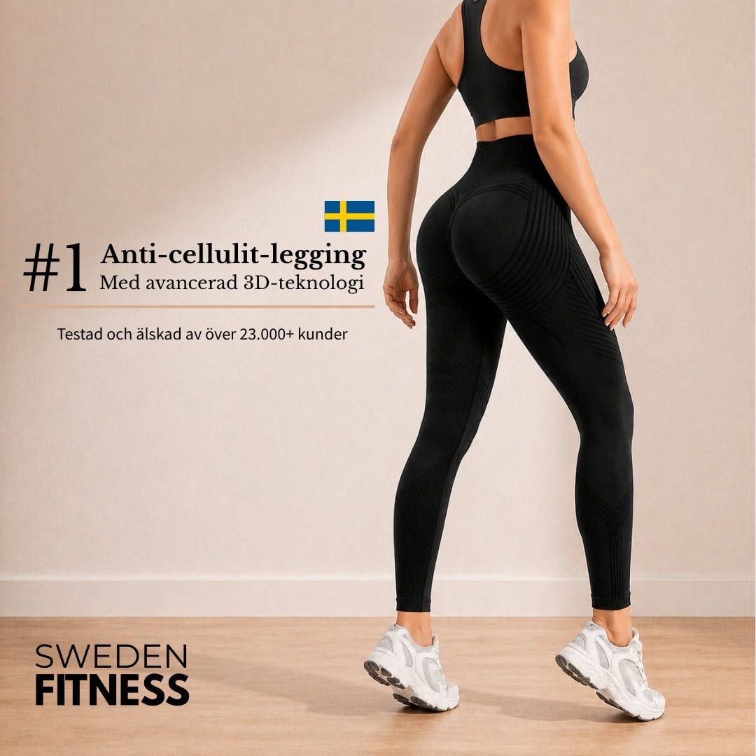 Sweden Fitness™ - 3D Sculpt Anti-Cellulit Leggings - Forma din silhuett utan ansträngning