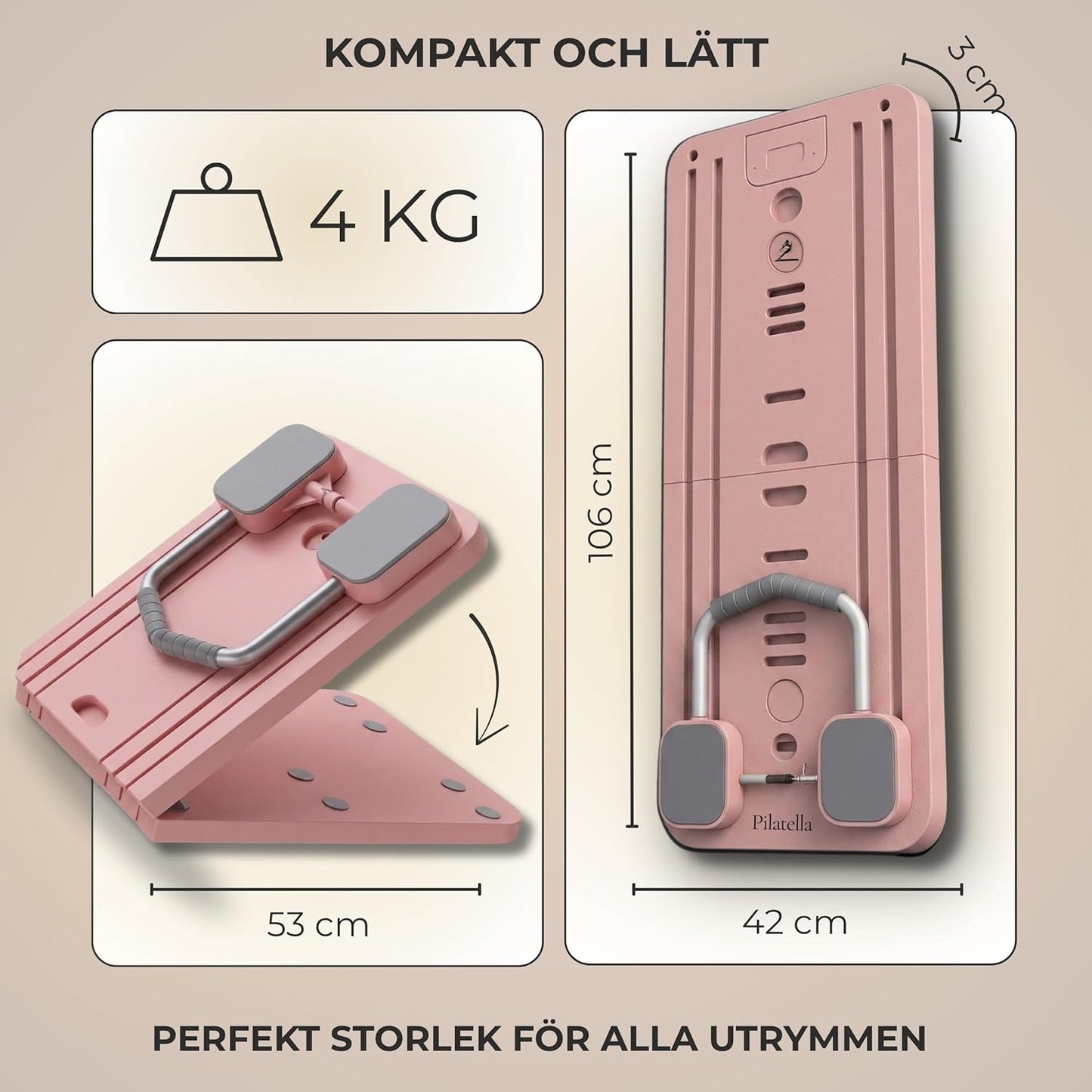 6-i-1 Pilatesbräda – Multifunktionell Träning för Hela Kroppen