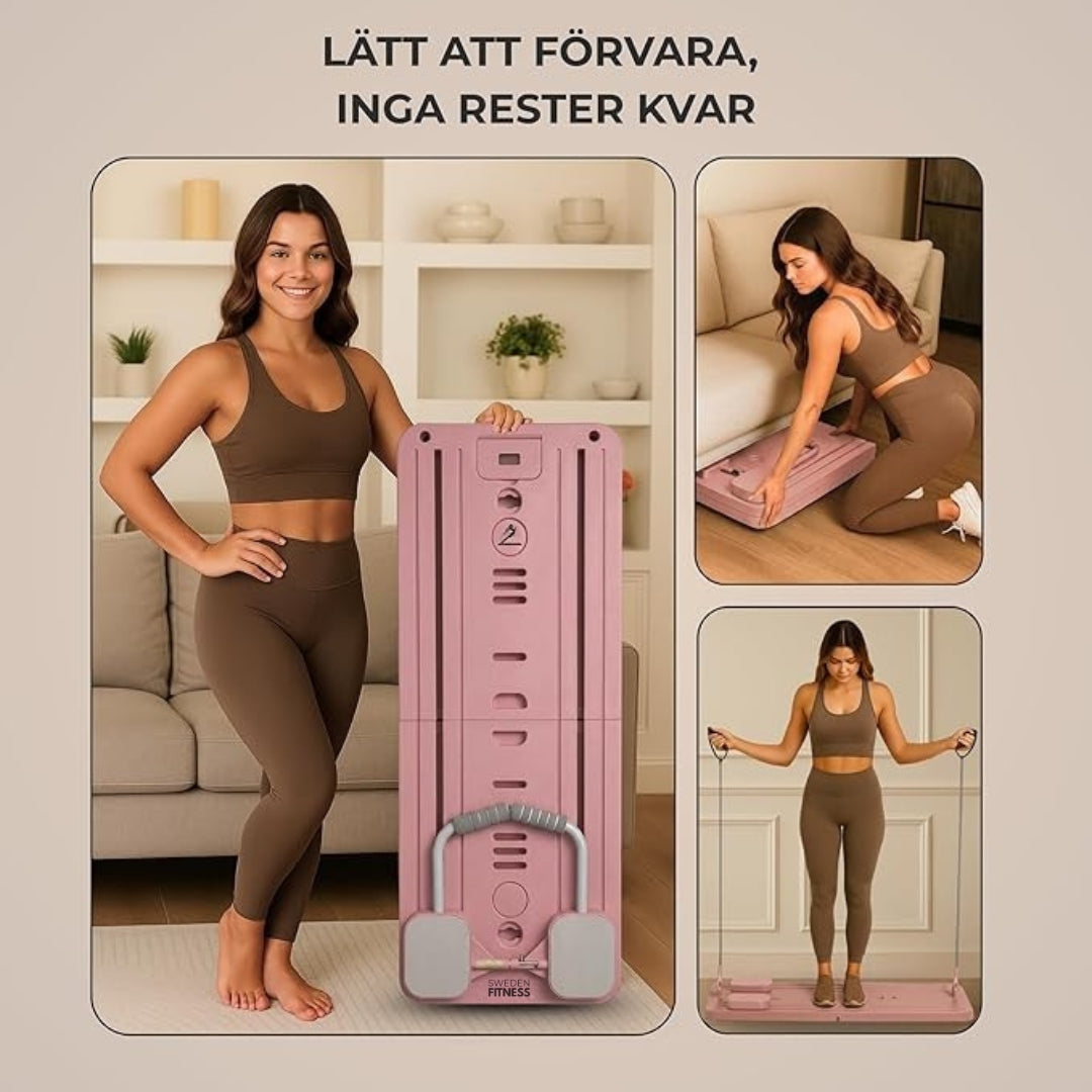 6-i-1 Pilatesbräda – Multifunktionell Träning för Hela Kroppen